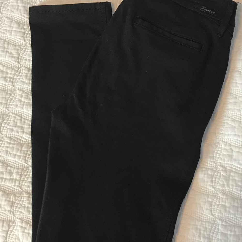 Level 99 Black Pants Size 29 W/ Zipper Pockets